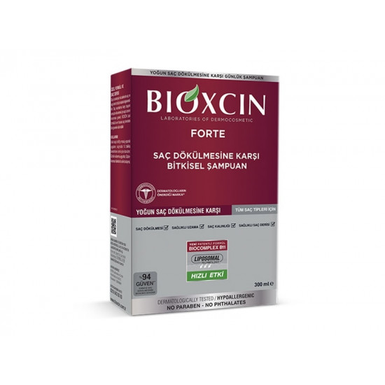 Bioxcin Forte Advanced شامبو منع تساقط الشعر من بايوكسين، 300 مل