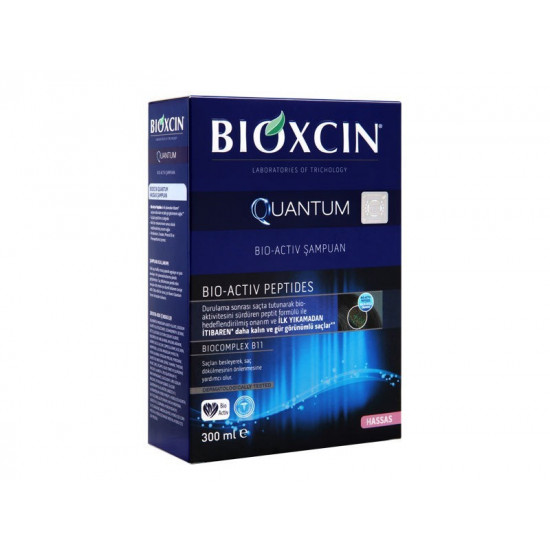 Bioxcin Quantum شامبو للشعر الحساس من بايوكسين، 300 مل