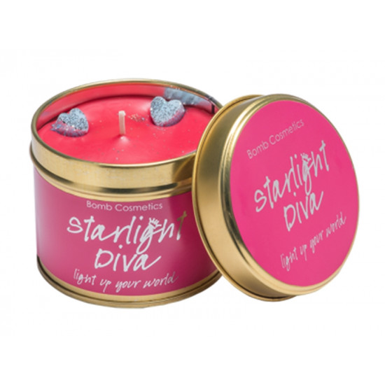Bomb Cosmetics Starlight Diva Tin Candle