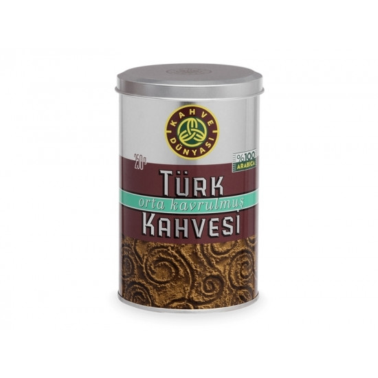 Kahve Dunyasi قهوة تركية تحميص وسط من قهوة دنياسي، 250 جرام