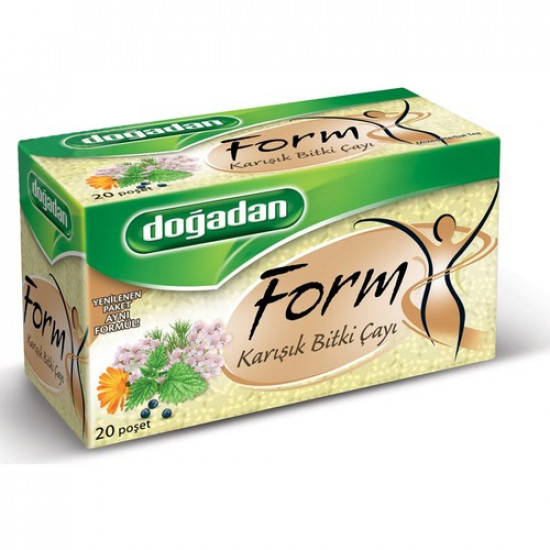 علبة شاي فورم الأعشاب المخلطة 20 كيس دوغادان
