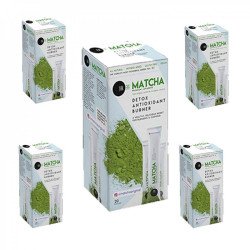 شاي الماتشا الأصلي | خمس عبوات  بنكهة الفروالة 100 ظرف