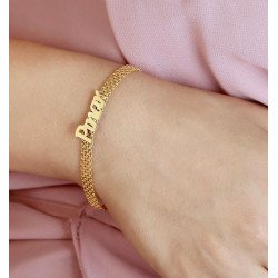 سلسلة ثخينة فاخرة بالاسم 