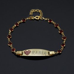 سوار المولود المطرز بالزركيون