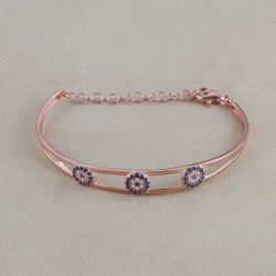 سوار بيبي خرزة زرقاء -لونين-